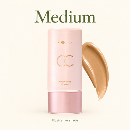 Olivine CC Serum medium — illustrative shade